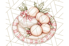 Christmas Cottagecore Kitchen Clipart PNG, Holiday Decor Product Image 2