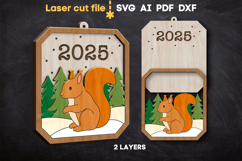 Christmas Ornaments Bundle SVG laser cut files for Glowforge Product Image 6