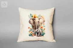 Elephant Mother & Baby sublimation. 3 png design Product Image 4