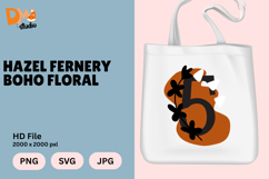 Hazel Fernery Boho Floral Monogram Product Image 1