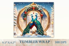 Christmas Sublimation Design Tumbler, Skinny Tumbler Wrap Product Image 2
