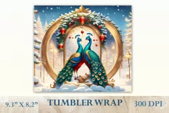 Christmas Sublimation Design Tumbler, Skinny Tumbler Wrap Product Image 2