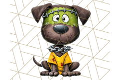 Halloween Animals in Costumes Clipart PNG, Cute Pets Art Product Image 2