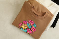 Dripping Glaze Donuts Sublimation Design 300DPI PNG - Sweet Product Image 3