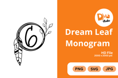Dream Leaf Monogram Product Image 1