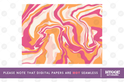 Retro Background Png Fluid Marble Paper Sublimation Product Image 1