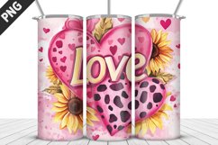Lovely Hearts Tumbler Design | Valentine&#039;s Day Tumbler Wrap Product Image 3