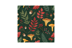 Forest Foraging Finds Seamless Pattern, Digital Paper Product Image 6
