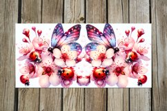 Spring watercolor| 4 lady bag Mug Sublimation designs PL Product Image 2