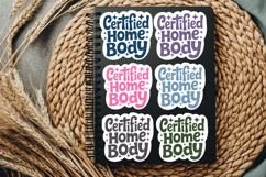 Certified Homebody PNG, Introvert Humor SVG, 8 Colors Product Image 2