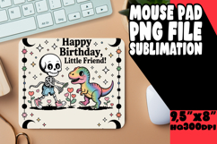 UNIQUE MOUSE MAT GIFT IDEAS, Funny Skeleton Product Image 1