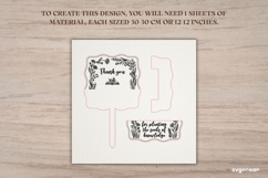 Teacher Gift Card Holder Laser Cut | Glowforge | SVG Product Image 2