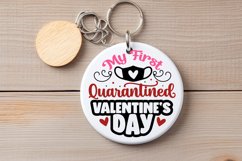 Valentine Keychain svg bundle, Valentines Day Keychain SVG Product Image 6