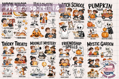 Halloween Cute Clipart Bundle Sublimation 47 PNG Product Image 4