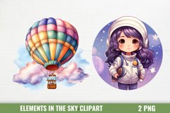Elements In The Sky And Space Clipart Product Image 1