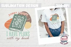 Book Lover Sublimation design Quote Bookish PNG Product Image 1