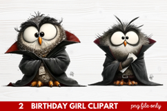 Quirky Halloween Clipart | Cute Spooky Character PNG Illustr Product Image 1