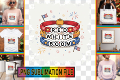 Radiant TOTE BAG Art Ideas, Patriotic Product Image 1