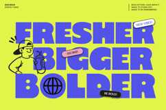 Choks - Heavy Bold Branding Font Product Image 6