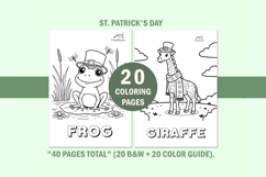 St Patrick's Day Coloring Pages for Kids Product Image 6