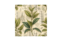 Tea Ritual Botany Seamless Pattern, Digital Paper Product Image 6