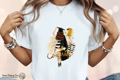 Graduation Brunette Girl PNG Congrats Grad Sticker Bag Product Image 6