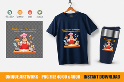 Funny Chef Baking Bread Kitchen PNG Clipart Product Image 1