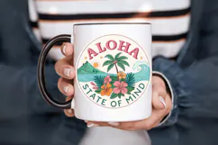 Aloha state of mind PNG, Beach PNG Sublimation Design Product Image 6