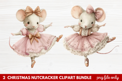 2 Christmas Nutcracker Clipart | Festive Holiday Nutcracker Product Image 1