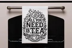 All You Need Is Tea Svg, Tea Lover Svg, Tea Time Svg. Product Image 7