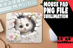 Playful Hole-In-The-Wall Mouse Pad Product Image 1
