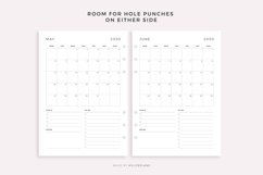 2030 Monthly Goal Planner, Printable &amp; Fillable, A4/Letter Product Image 6