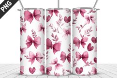 Lovely Hearts Tumbler Design | Valentine&#039;s Day Tumbler Wrap Product Image 3
