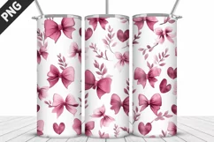 Lovely Hearts Tumbler Design | Valentine's Day Tumbler Wrap Product Image 3