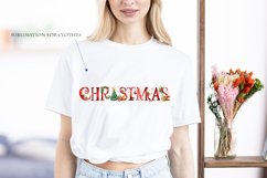 Watercolor inscriptions Christmas PNG Product Image 4