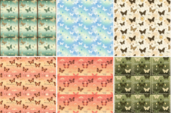 Starry Night Butterfly Digital Paper,Celestial Galaxy Patter Product Image 6