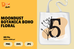 Moondust Botanica Boho Floral Monogram Product Image 1