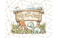 Cute Cartoon Dinosaur Clipart PNG, Prehistoric Animals PNG Product Image 2