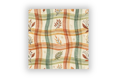 Wavy Hand Drawn Plaid Digital Paper, Seamless Watercolor Product Image 6