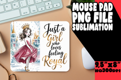 LUMINOUS MOUSE PAD GIFT IDEAS, Just A Girl Product Image 1