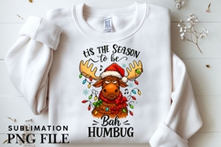 Christmas moose png design for T-shirts Product Image 3