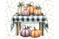Fall Market Stall Clipart PNG, Rustic Autumn Clip Art Product Image 2