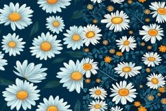 Boho Daisey Seamless Patterns - 300DPI Product Image 6