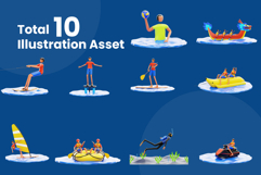 Water Sport 3D Illustration Pack Product Image 6