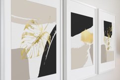 Modern Abstract Wall Art Bundle, Black and Gold Abstract Art Product Image 4