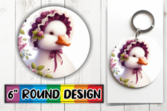Luminous Ornaments Round Design PNG, Goose Product Image 1