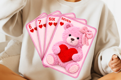 Playing Cards Valentine 6 7 PNG, Preppy 67 Six Seven PNG Product Image 1