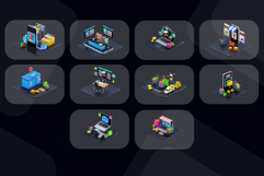 3D isometric online shop Product Image 6