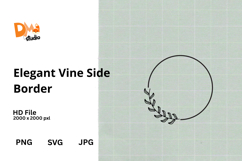 Elegant Vine Side Border Product Image 1