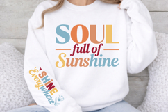 Boho Inspirational Sleeve SVG Bundle, Positive Quotes SVG Product Image 6